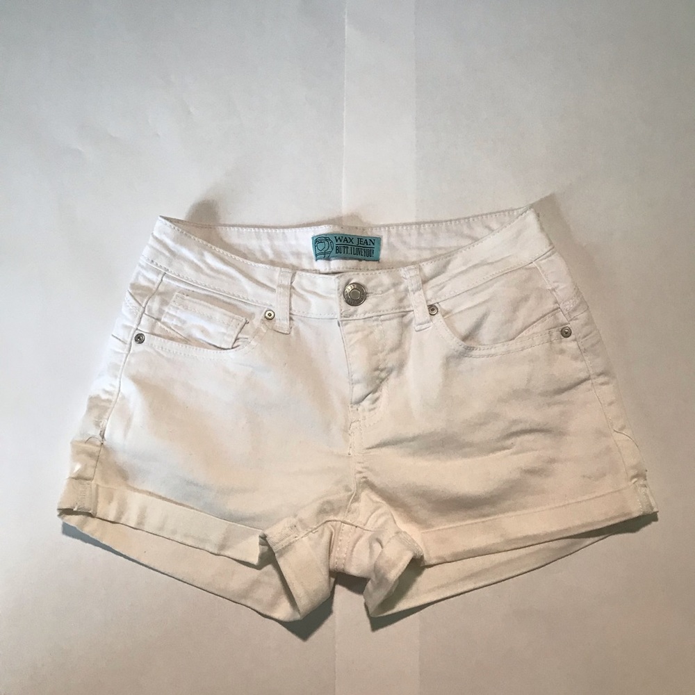 WAX JEAN WHITE SHORTS🤩🤤